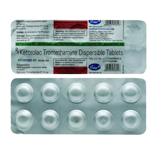 ketoford dt tablet 10's